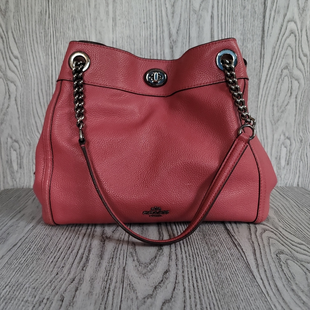 Coach Turnlock Edie Shoulder Bag
